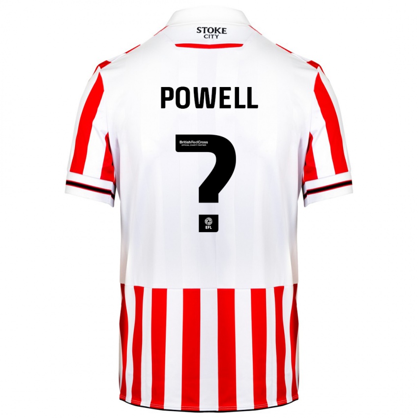 Kinder Owen Powell #0 Rot-Weiss Heimtrikot Trikot 2023/24 T-Shirt Belgien