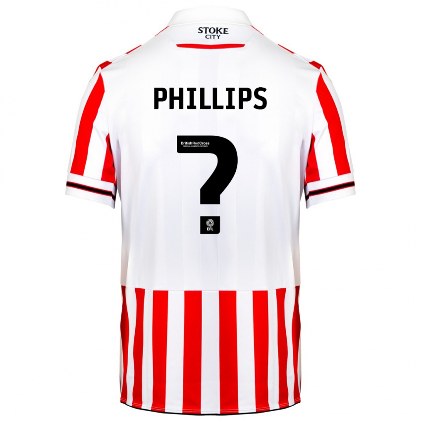 Kinderen Sanchez Phillips #0 Rood Wit Thuisshirt Thuistenue 2023/24 T-Shirt België