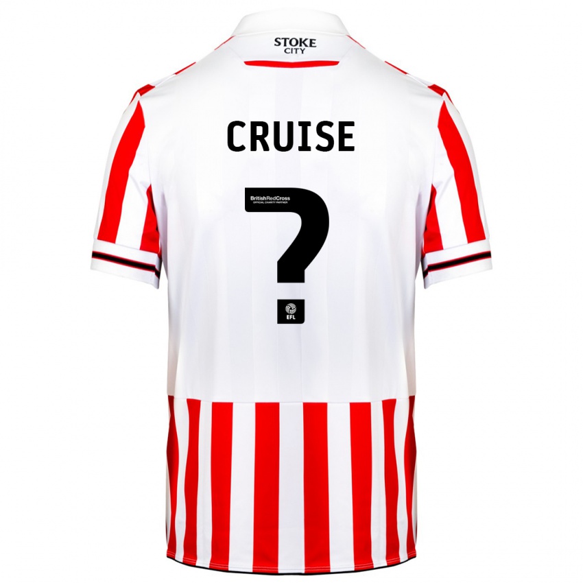 Kinderen George Cruise #0 Rood Wit Thuisshirt Thuistenue 2023/24 T-Shirt België