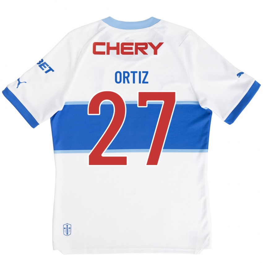 Kinderen Jorge Ortiz #27 Wit Thuisshirt Thuistenue 2023/24 T-Shirt België