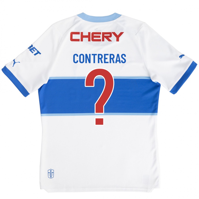 Kinderen Martín Contreras #0 Wit Thuisshirt Thuistenue 2023/24 T-Shirt België