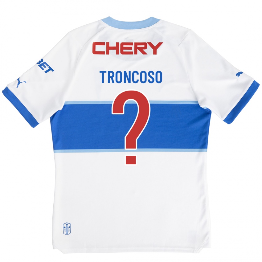 Kinderen Leonardo Troncoso #0 Wit Thuisshirt Thuistenue 2023/24 T-Shirt België