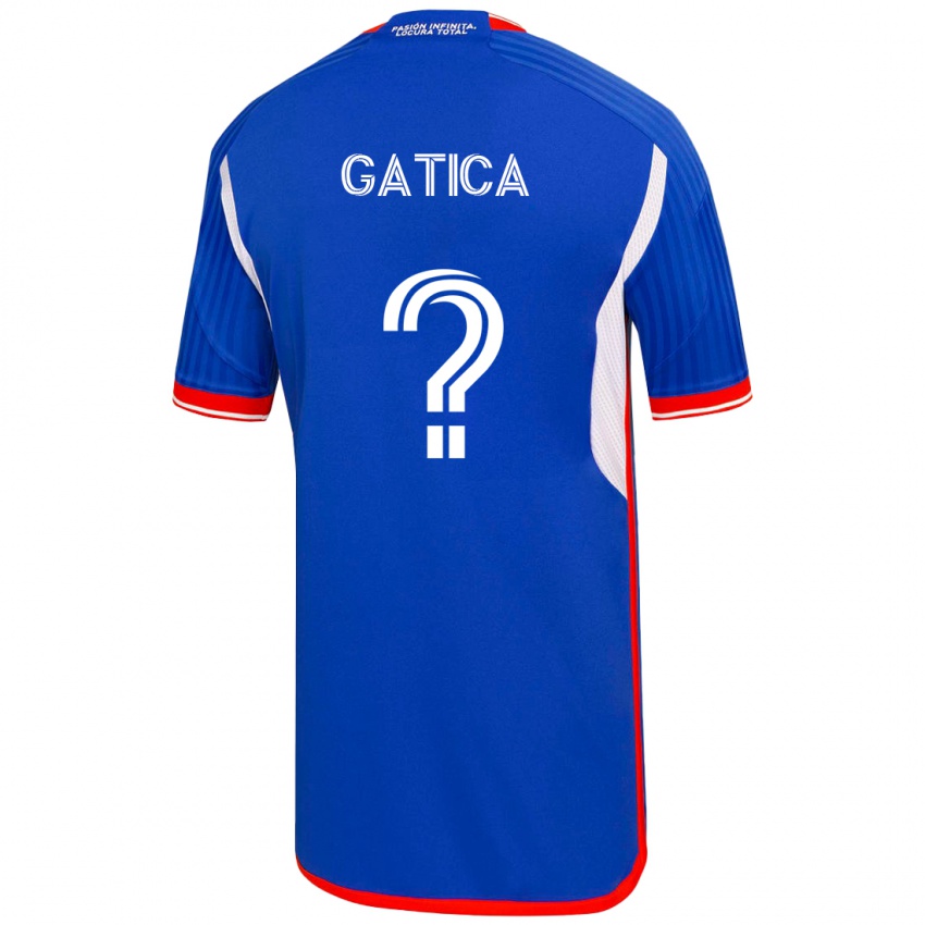 Kinder José Gatica #0 Blau Heimtrikot Trikot 2023/24 T-Shirt Belgien