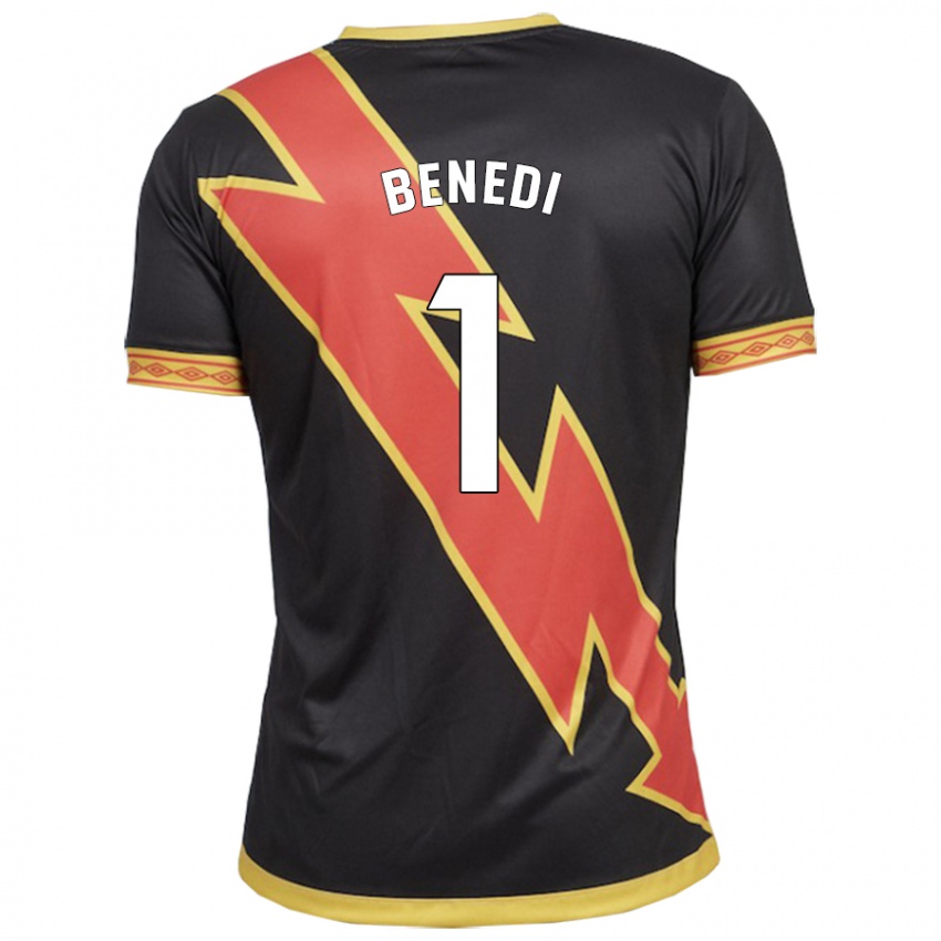 Kinder Miguel Benedi #1 Schwarz Auswärtstrikot Trikot 2023/24 T-Shirt Belgien