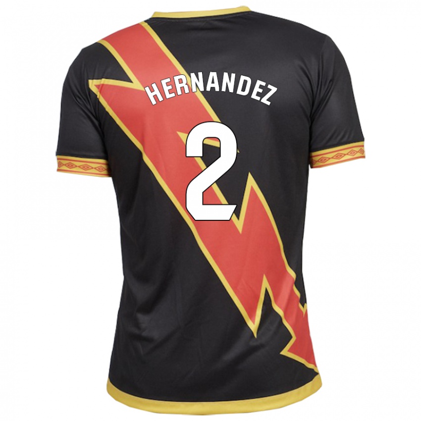 Kinder Marco Hernández #2 Schwarz Auswärtstrikot Trikot 2023/24 T-Shirt Belgien