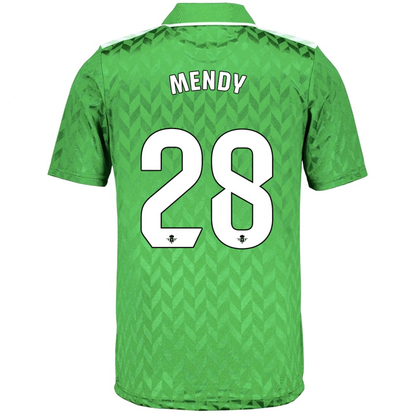 Kinder Nobel Mendy #28 Grün Auswärtstrikot Trikot 2023/24 T-Shirt Belgien