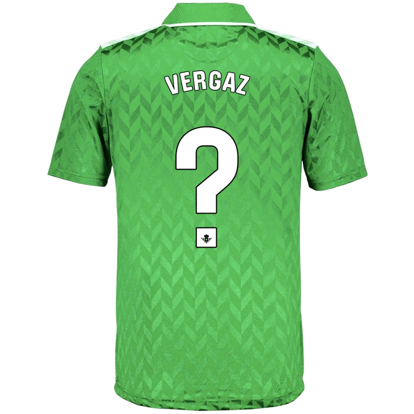 Enfant Maillot Alejandro Vergaz #0 Vert Tenues Extérieur 2023/24 T-Shirt Belgique