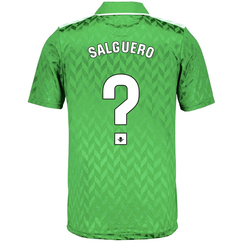 Enfant Maillot Antonio Salguero #0 Vert Tenues Extérieur 2023/24 T-Shirt Belgique