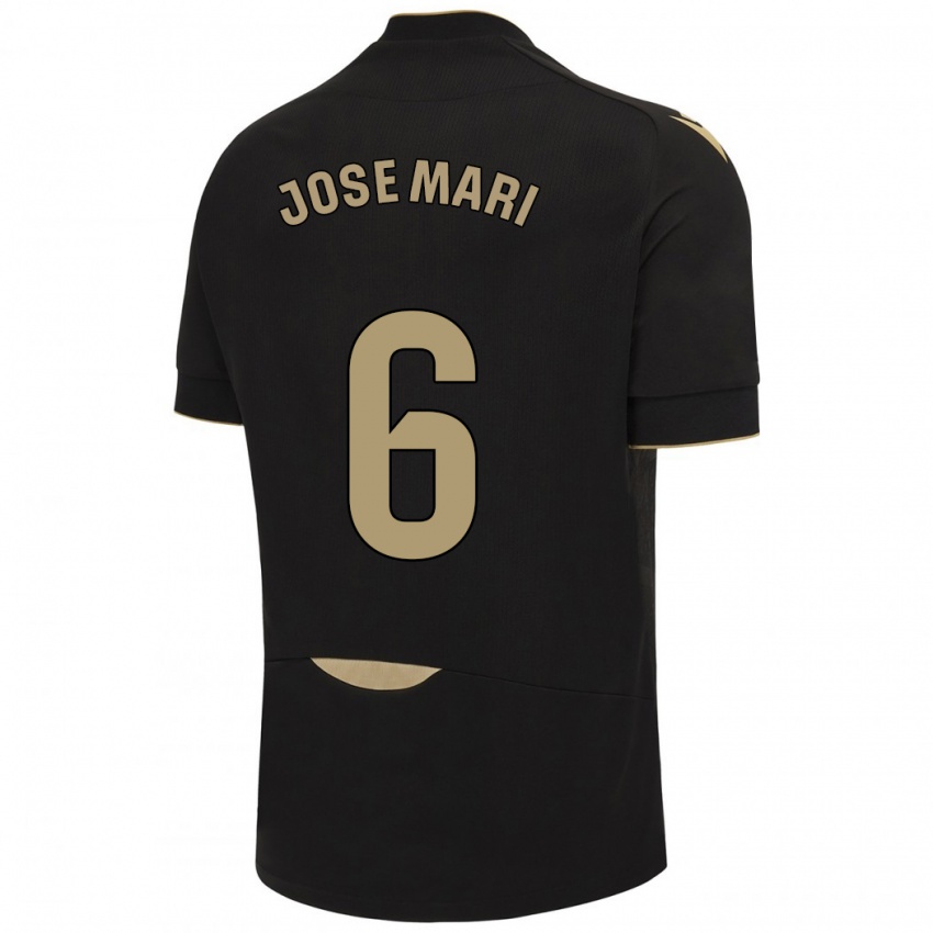 Kinder José Mari #6 Schwarz Auswärtstrikot Trikot 2023/24 T-Shirt Belgien