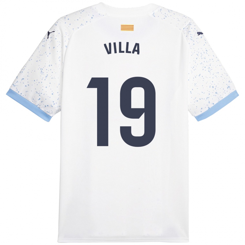 Kinder Toni Villa #19 Weiß Auswärtstrikot Trikot 2023/24 T-Shirt Belgien