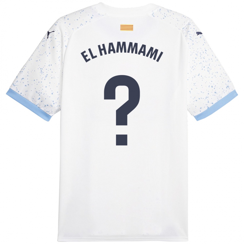 Kinder Ayoub El Hammami #0 Weiß Auswärtstrikot Trikot 2023/24 T-Shirt Belgien