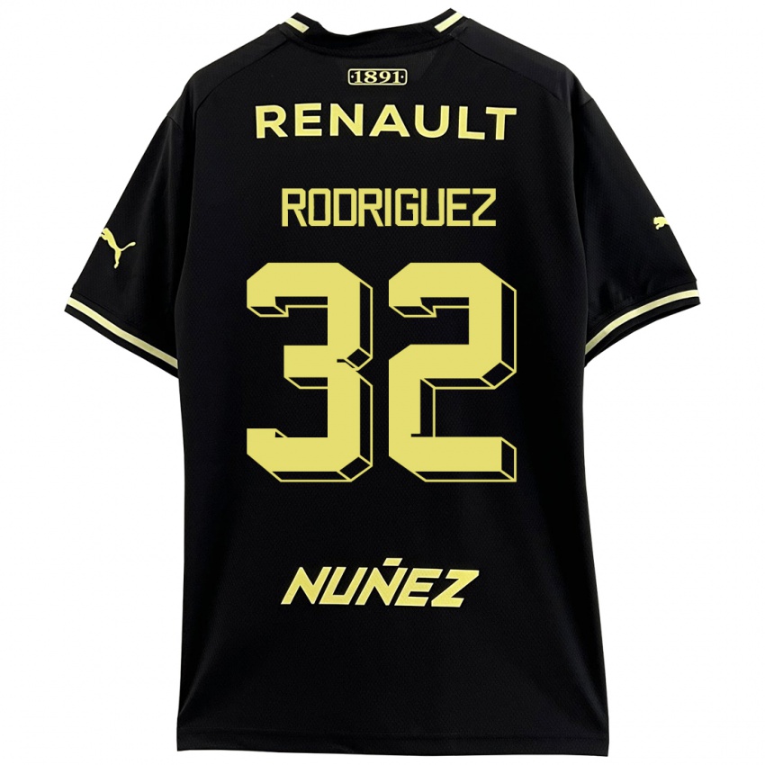 Kinder Randall Rodríguez #32 Schwarz Auswärtstrikot Trikot 2023/24 T-Shirt Belgien