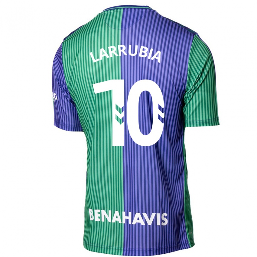 Kinder David Larrubia #10 Grün Blau Auswärtstrikot Trikot 2023/24 T-Shirt Belgien