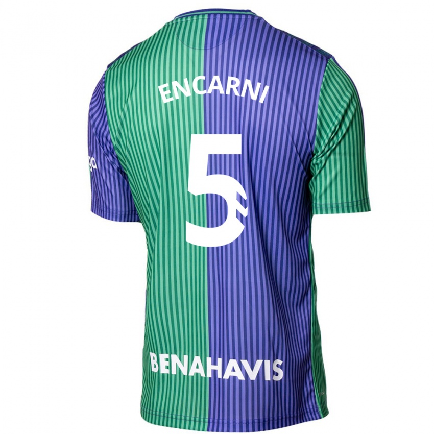 Kinderen Encarni #5 Groen Blauw Uitshirt Uittenue 2023/24 T-Shirt België