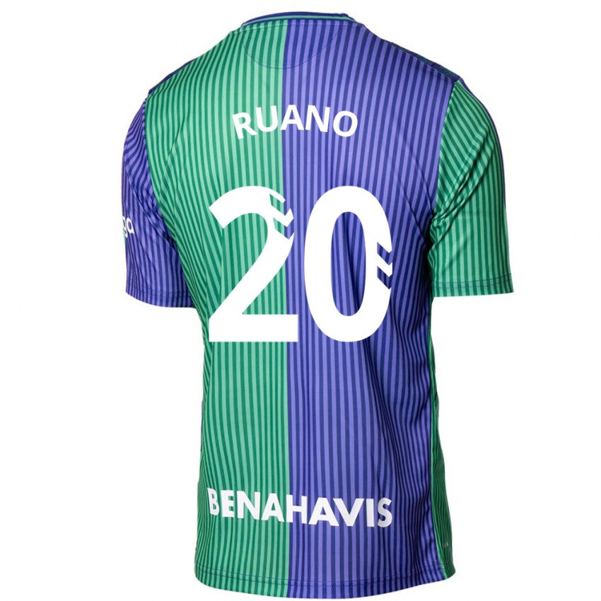 Kinderen Celia Ruano #20 Groen Blauw Uitshirt Uittenue 2023/24 T-Shirt België