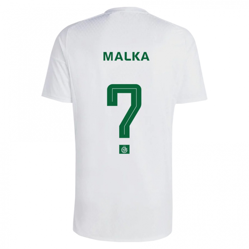 Kinder Yaheli Malka #0 Grün Blau Auswärtstrikot Trikot 2023/24 T-Shirt Belgien