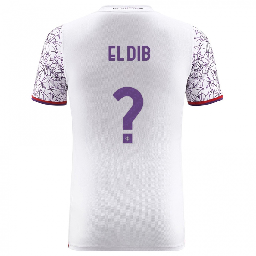 Kinder Karim El Dib #0 Weiß Auswärtstrikot Trikot 2023/24 T-Shirt Belgien