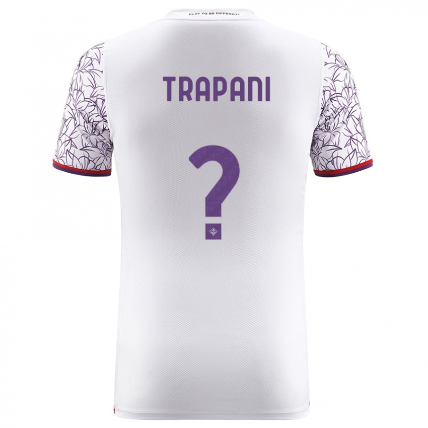 Kinder Niccolò Trapani #0 Weiß Auswärtstrikot Trikot 2023/24 T-Shirt Belgien