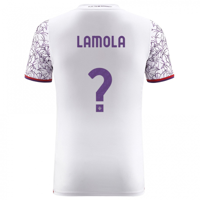 Kinder Lorenzo Lamola #0 Weiß Auswärtstrikot Trikot 2023/24 T-Shirt Belgien