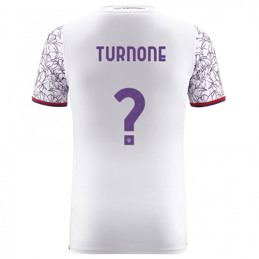 Kinder Niccolò Turnone #0 Weiß Auswärtstrikot Trikot 2023/24 T-Shirt Belgien