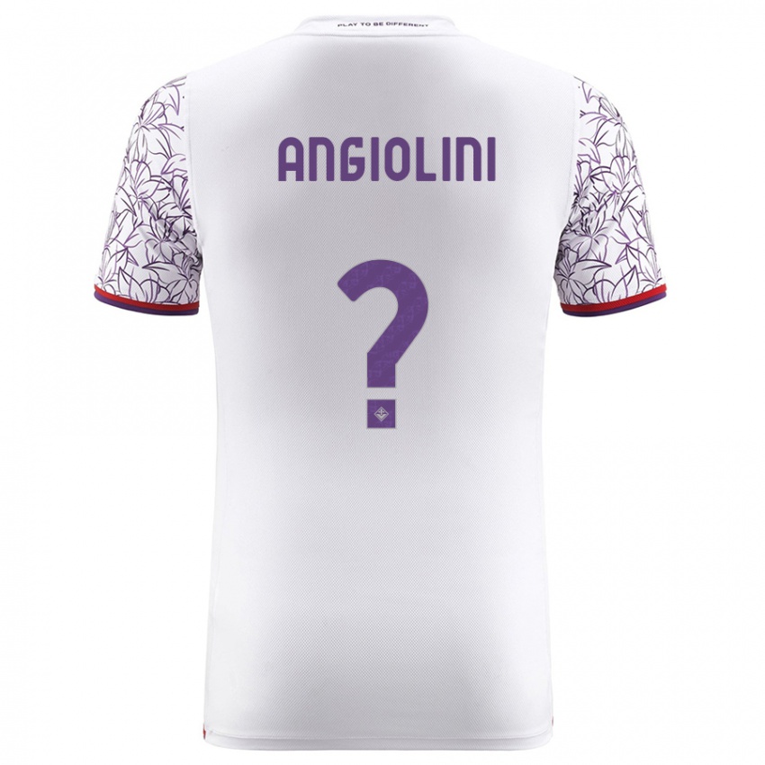Kinder Gianmarco Angiolini #0 Weiß Auswärtstrikot Trikot 2023/24 T-Shirt Belgien