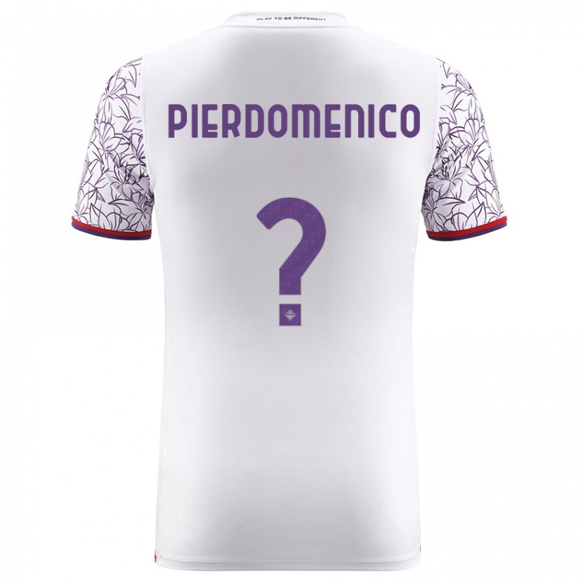 Kinder Jacopo Di Pierdomenico #0 Weiß Auswärtstrikot Trikot 2023/24 T-Shirt Belgien