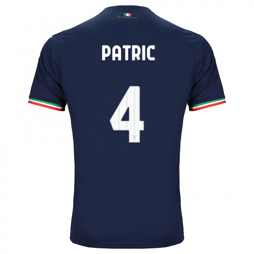 Enfant Maillot Patric #4 Marin Tenues Extérieur 2023/24 T-Shirt Belgique
