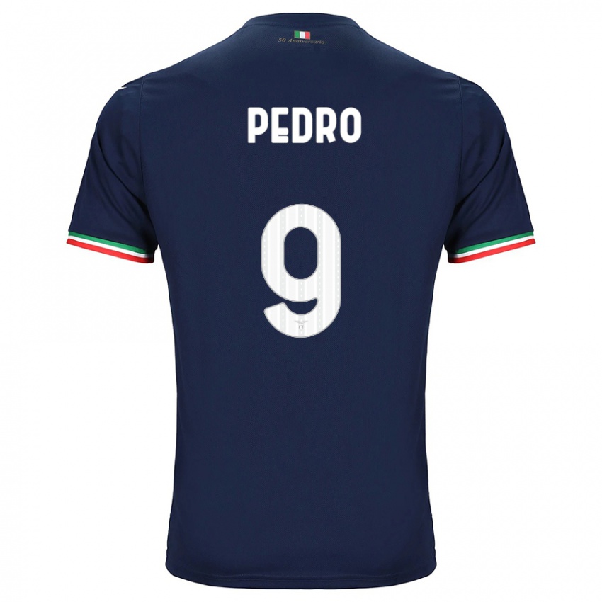 Enfant Maillot Pedro #9 Marin Tenues Extérieur 2023/24 T-Shirt Belgique