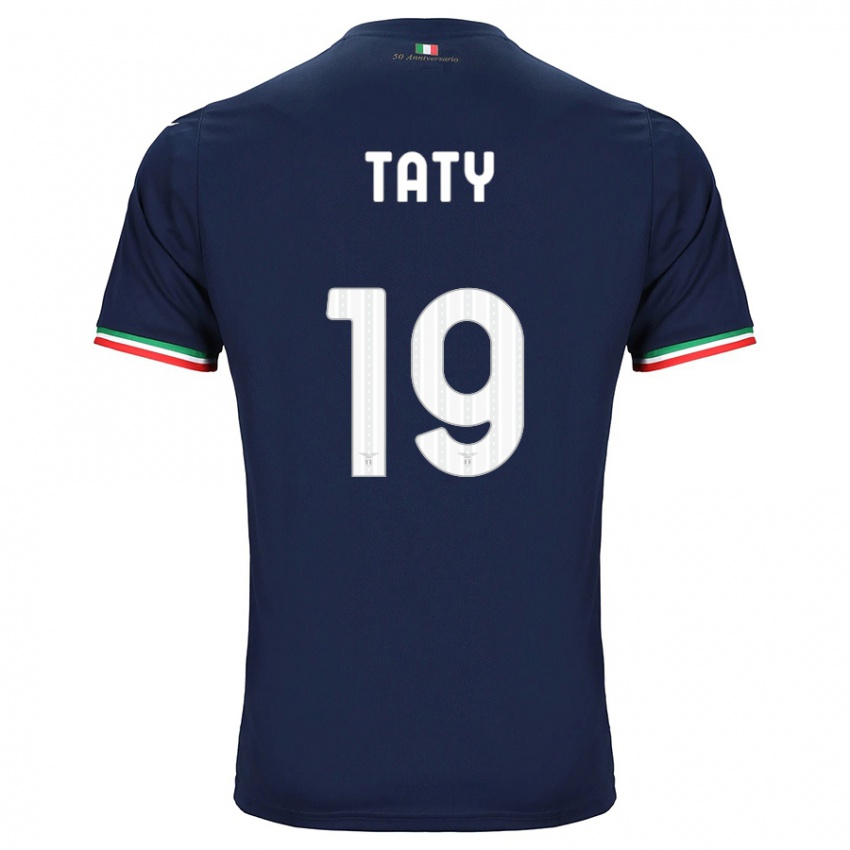 Enfant Maillot Taty Castellanos #19 Marin Tenues Extérieur 2023/24 T-Shirt Belgique
