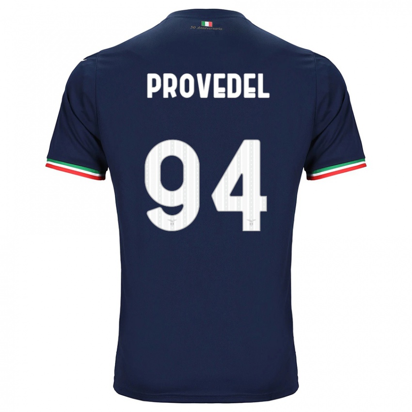Enfant Maillot Ivan Provedel #94 Marin Tenues Extérieur 2023/24 T-Shirt Belgique