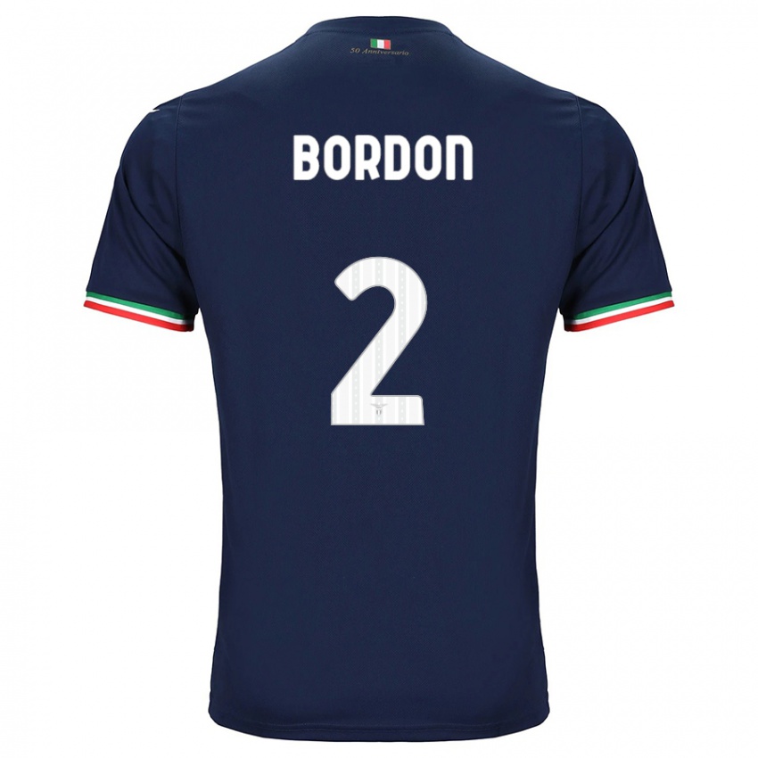 Kinder Filipe Bordon #2 Marine Auswärtstrikot Trikot 2023/24 T-Shirt Belgien