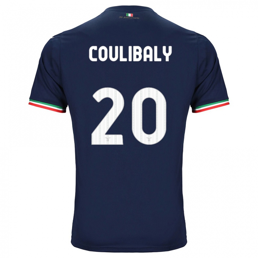 Enfant Maillot Larsson Coulibaly #20 Marin Tenues Extérieur 2023/24 T-Shirt Belgique