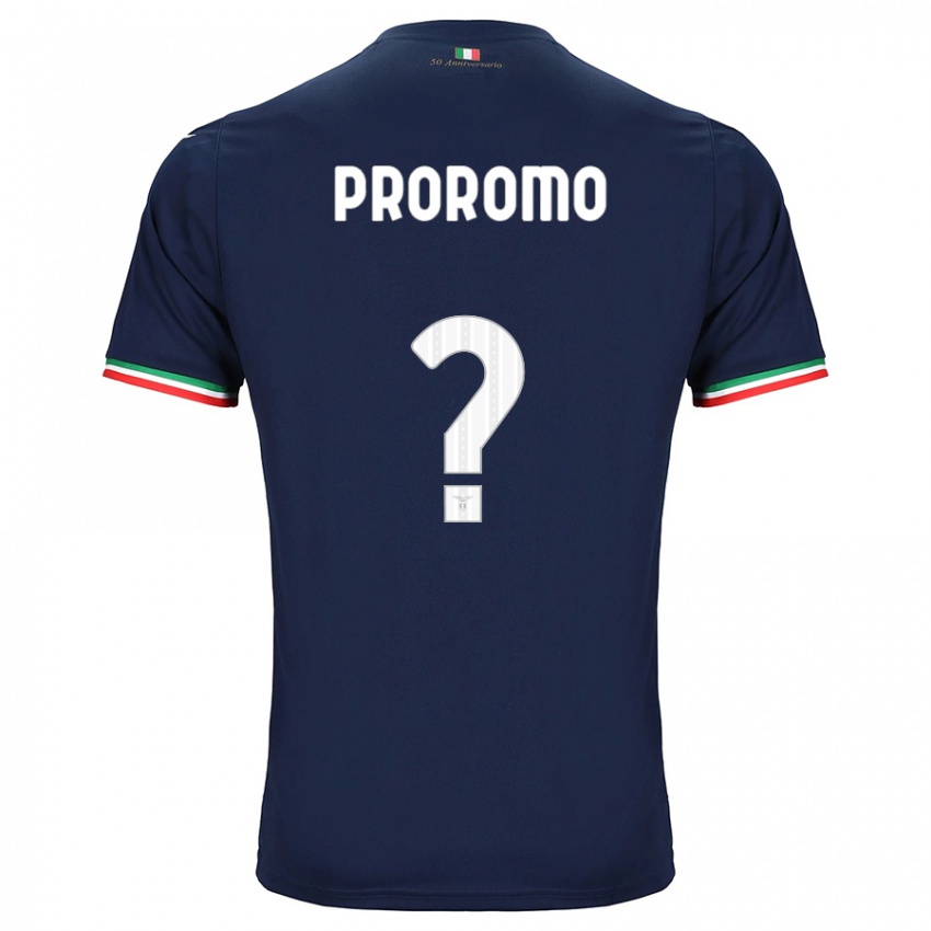 Enfant Maillot Tommaso Proromo #0 Marin Tenues Extérieur 2023/24 T-Shirt Belgique