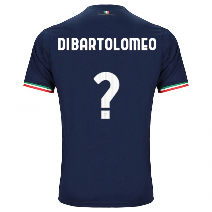 Kinder Damiano Di Bartolomeo #0 Marine Auswärtstrikot Trikot 2023/24 T-Shirt Belgien