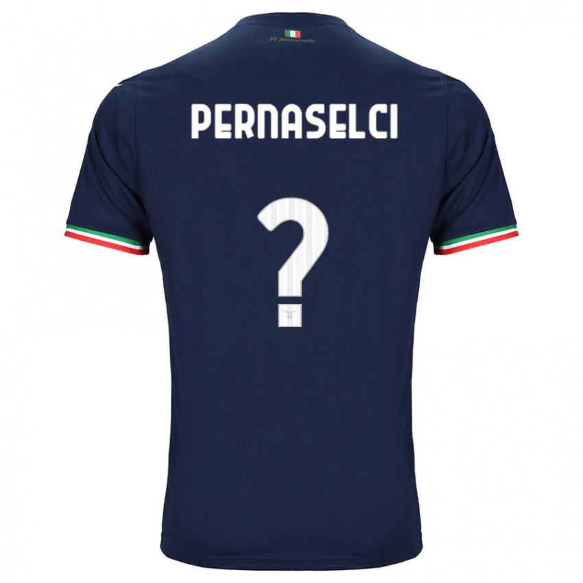 Kinder Leonardo Pernaselci #0 Marine Auswärtstrikot Trikot 2023/24 T-Shirt Belgien