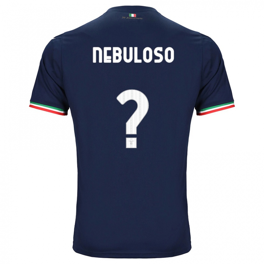 Enfant Maillot Giulio Nebuloso #0 Marin Tenues Extérieur 2023/24 T-Shirt Belgique