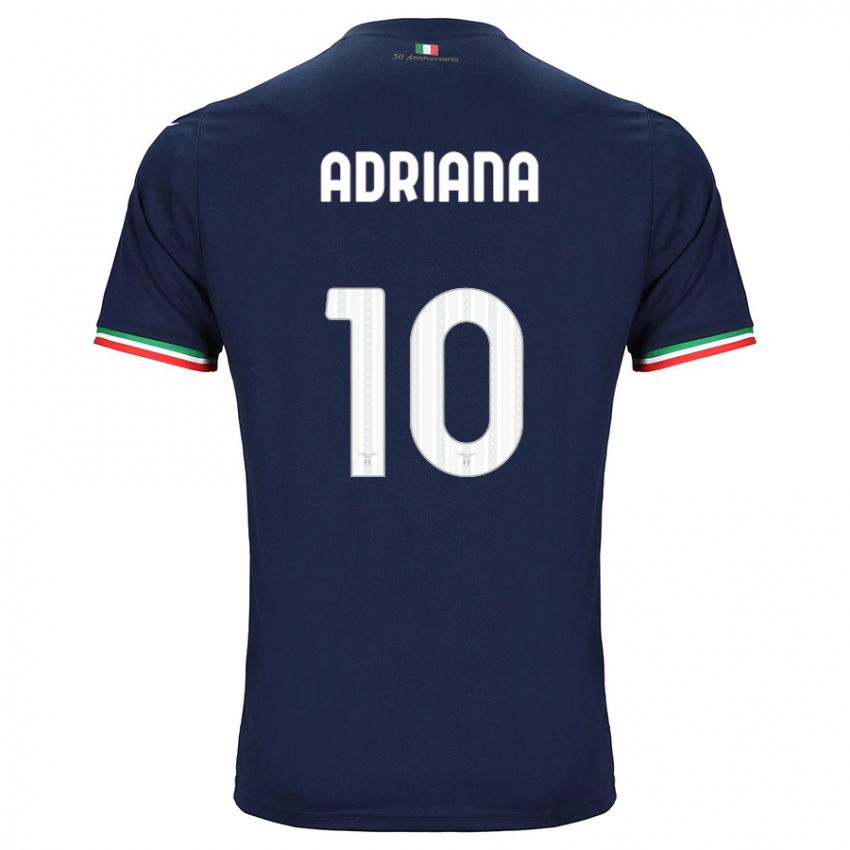 Kinder Adriana Martín Santamaría #10 Marine Auswärtstrikot Trikot 2023/24 T-Shirt Belgien