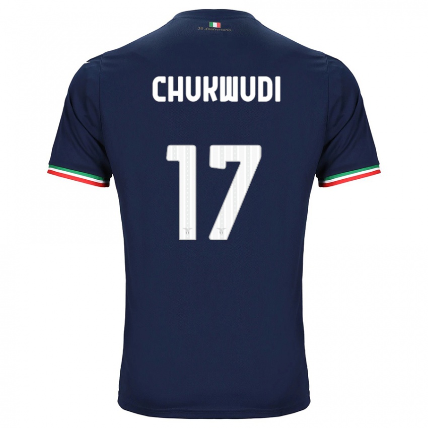 Enfant Maillot Ogonna Franca Chukwudi #17 Marin Tenues Extérieur 2023/24 T-Shirt Belgique