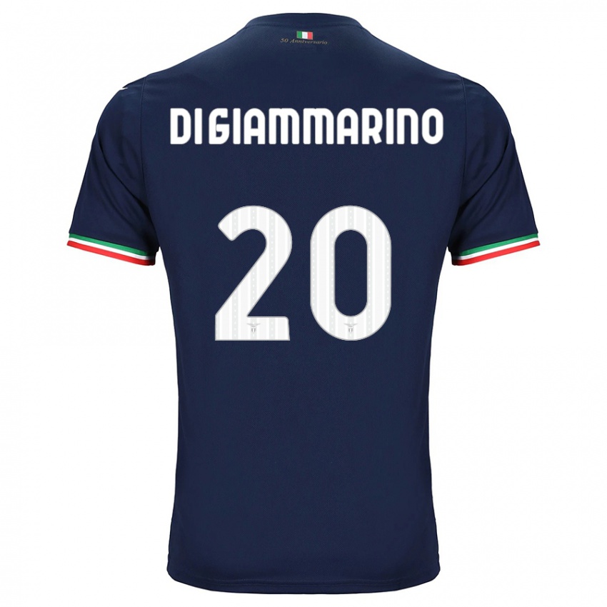 Enfant Maillot Virginia Di Giammarino #20 Marin Tenues Extérieur 2023/24 T-Shirt Belgique