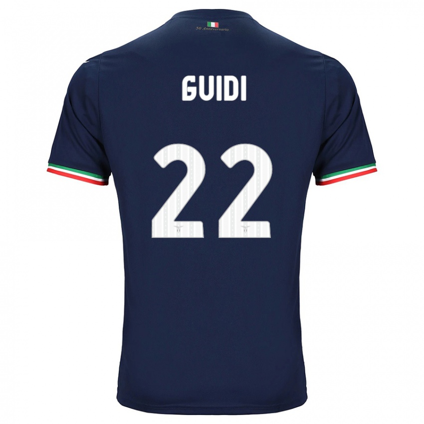Kinder Emma Guidi #22 Marine Auswärtstrikot Trikot 2023/24 T-Shirt Belgien