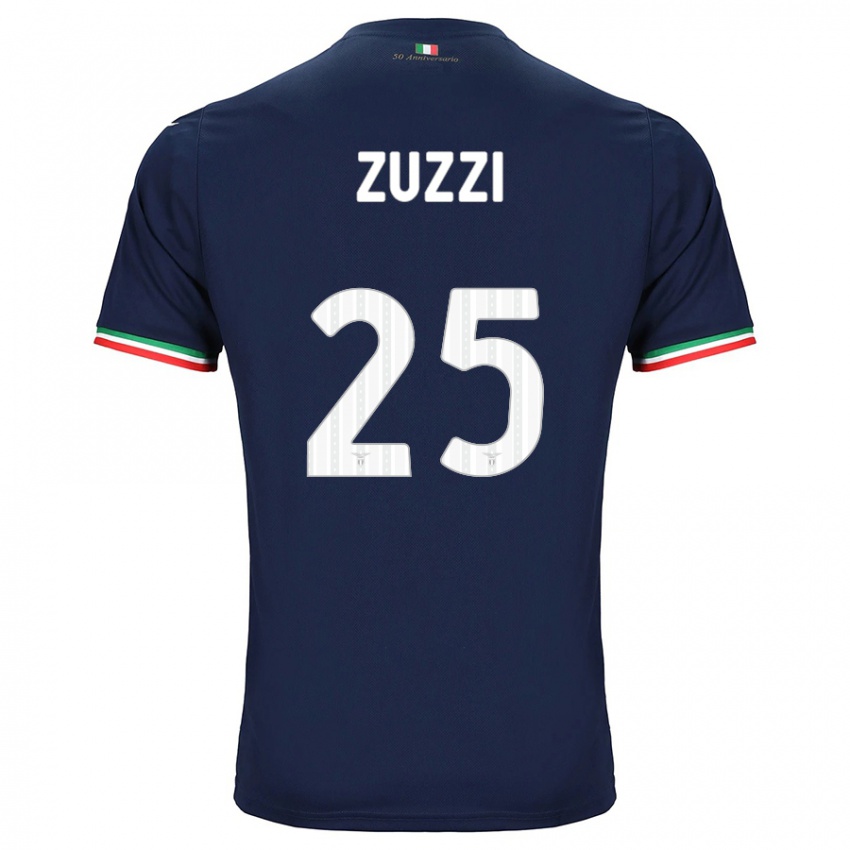 Kinder Giorgia Zuzzi #25 Marine Auswärtstrikot Trikot 2023/24 T-Shirt Belgien