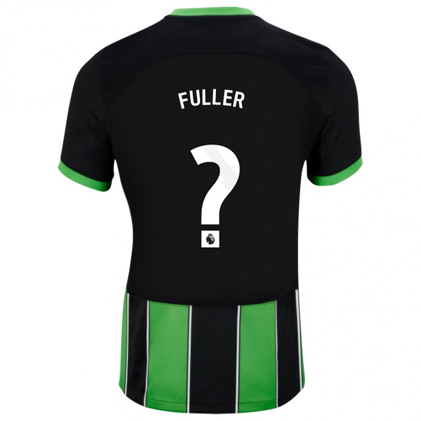 Enfant Maillot Jaydon Fuller #0 Vert Noir Tenues Extérieur 2023/24 T-Shirt Belgique