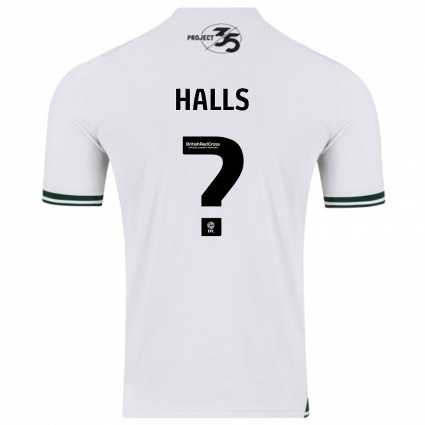 Kinder Oscar Halls #0 Weiß Auswärtstrikot Trikot 2023/24 T-Shirt Belgien