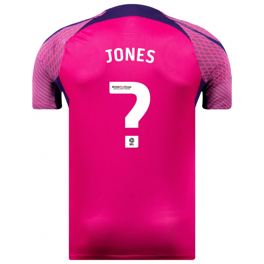 Kinder Jaydon Jones #0 Lila Auswärtstrikot Trikot 2023/24 T-Shirt Belgien