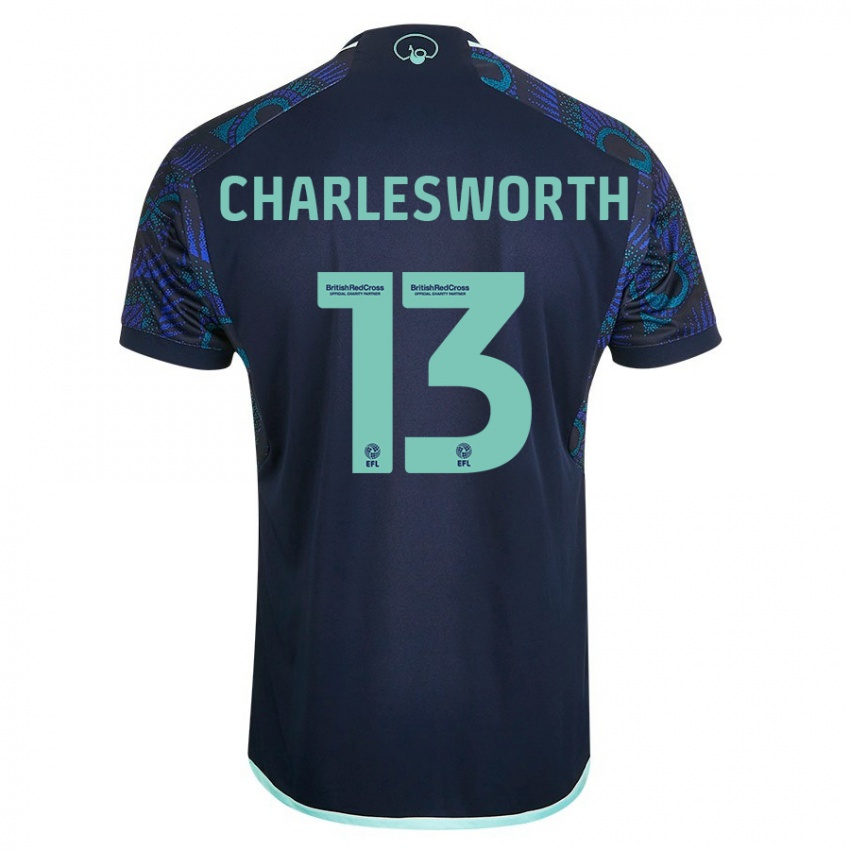 Kinderen Millie Robshaw-Charlesworth #13 Blauw Uitshirt Uittenue 2023/24 T-Shirt België
