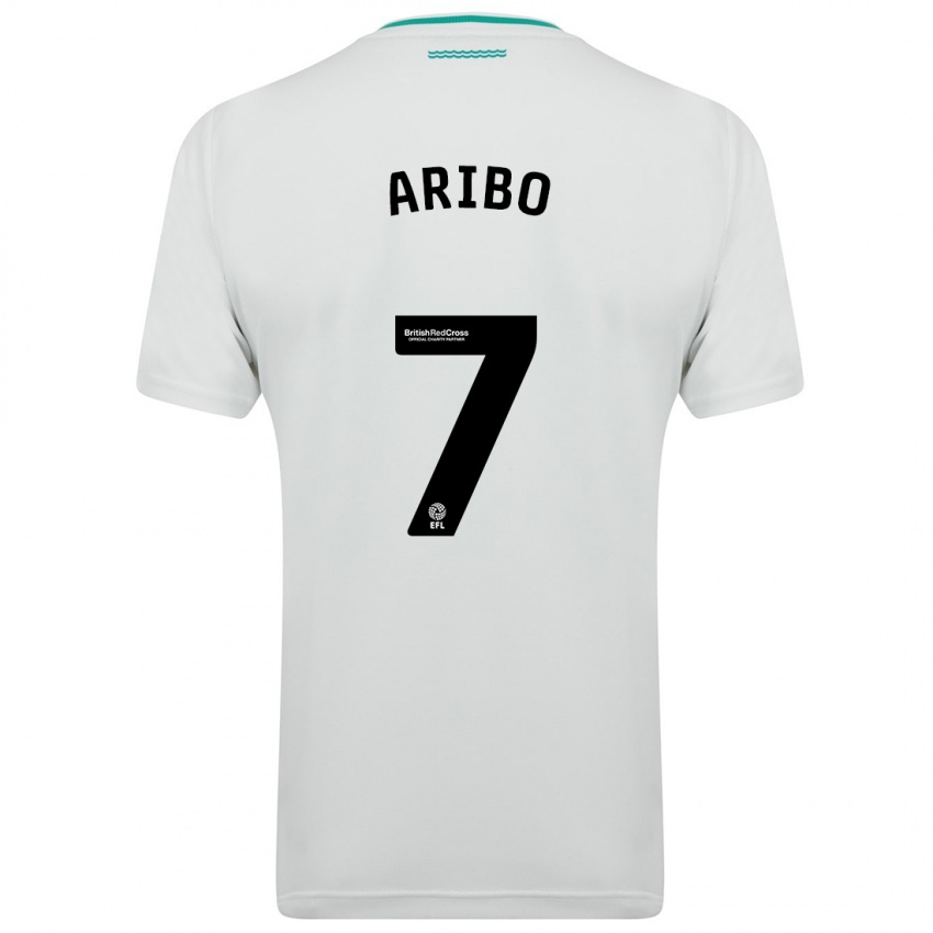 Kinder Joe Aribo #7 Weiß Auswärtstrikot Trikot 2023/24 T-Shirt Belgien
