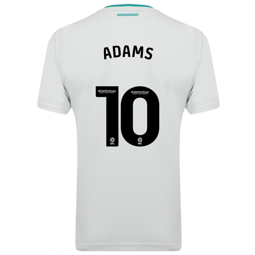 Kinder Ché Adams #10 Weiß Auswärtstrikot Trikot 2023/24 T-Shirt Belgien