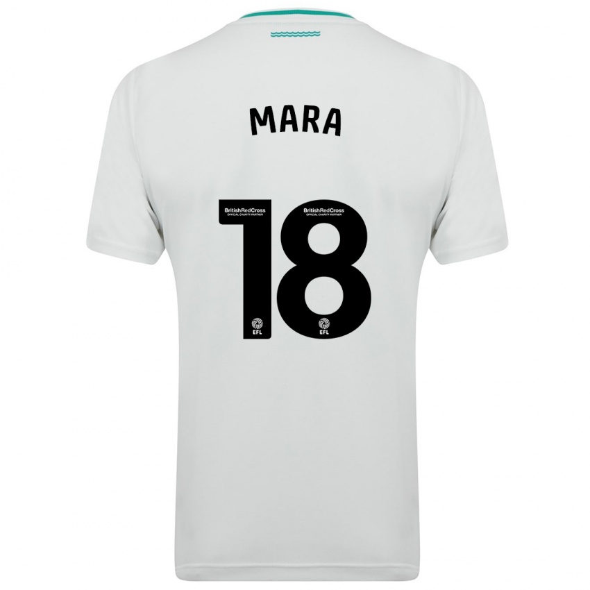 Enfant Maillot Sékou Mara #18 Blanc Tenues Extérieur 2023/24 T-Shirt Belgique