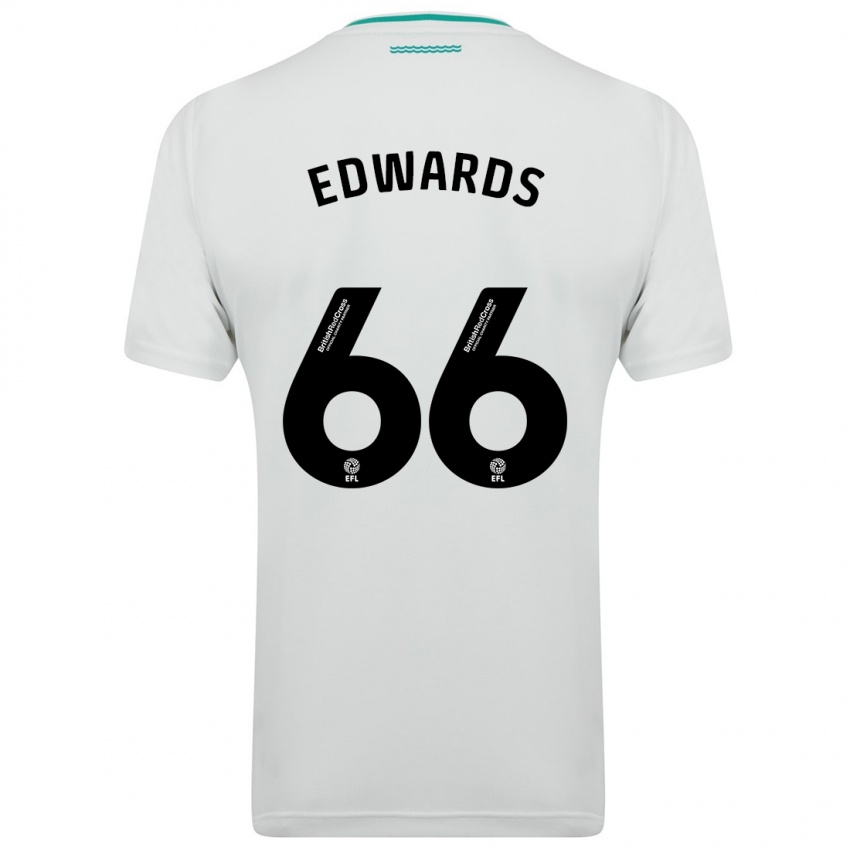 Kinder Diamond Edwards #66 Weiß Auswärtstrikot Trikot 2023/24 T-Shirt Belgien