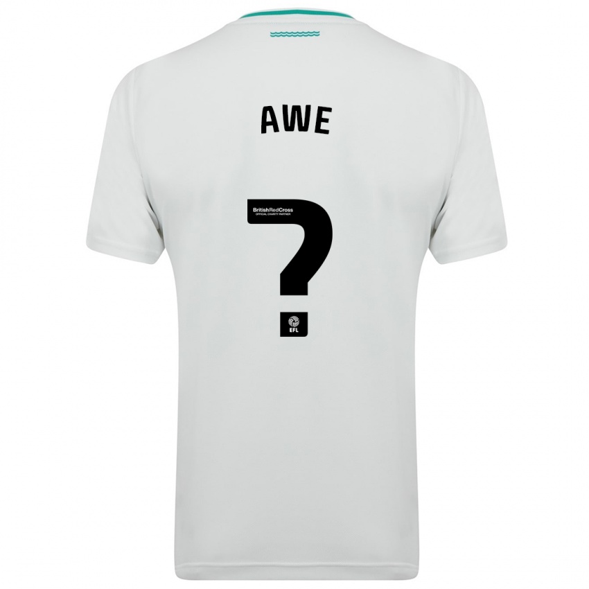 Kinder Zach Awe #0 Weiß Auswärtstrikot Trikot 2023/24 T-Shirt Belgien